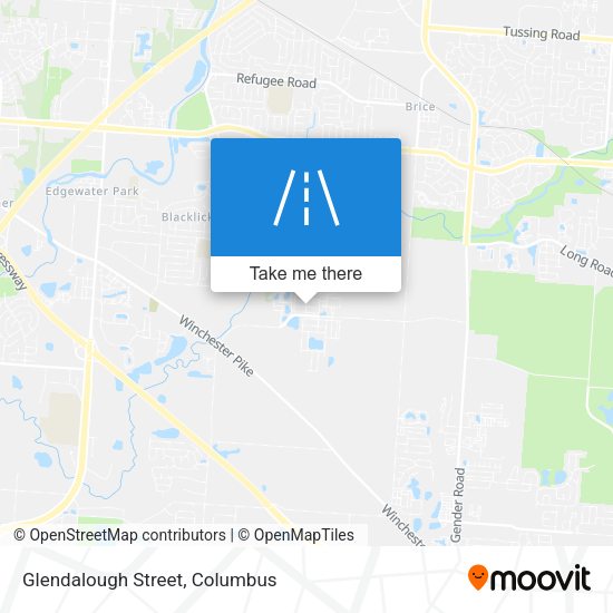 Glendalough Street map