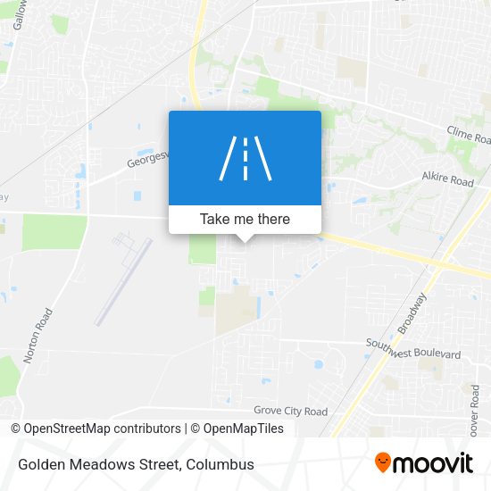 Golden Meadows Street map
