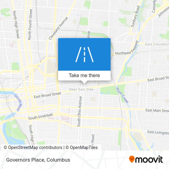 Mapa de Governors Place