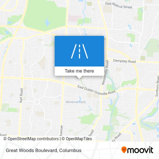 Great Woods Boulevard map