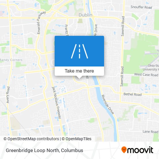 Greenbridge Loop North map