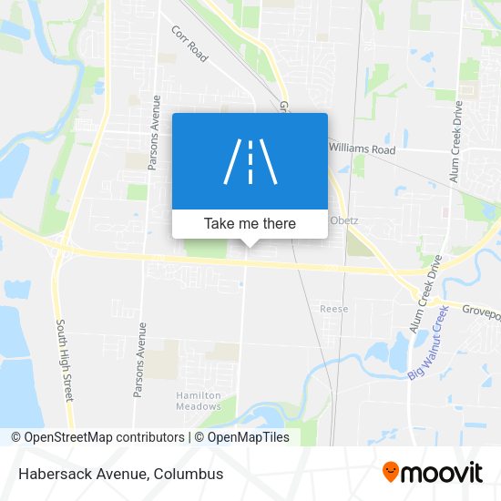Mapa de Habersack Avenue