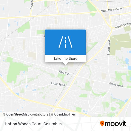 Hafton Woods Court map
