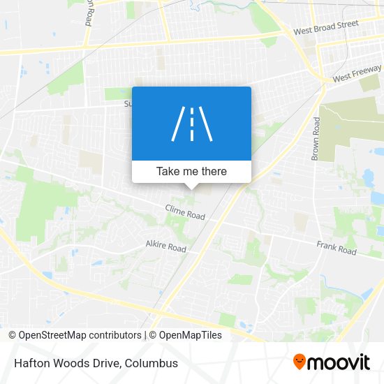 Mapa de Hafton Woods Drive