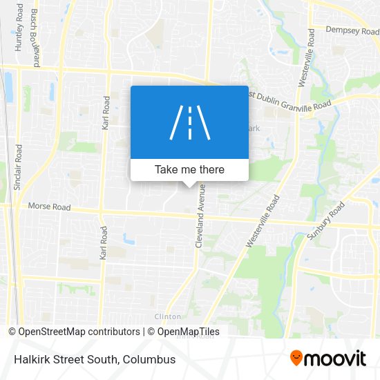 Mapa de Halkirk Street South