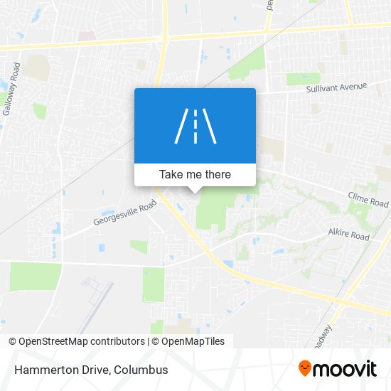 Hammerton Drive map