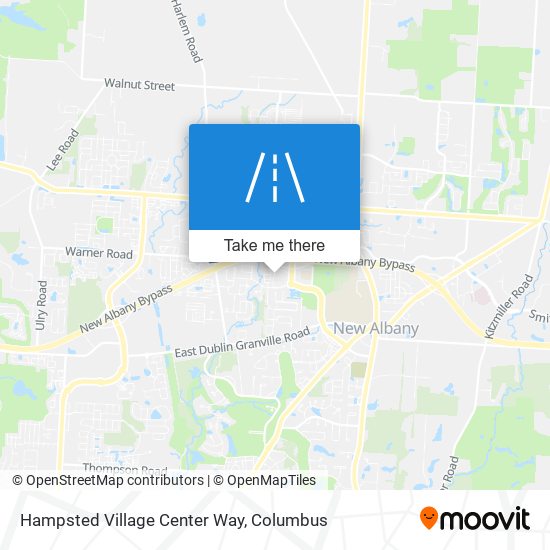 Hampsted Village Center Way map