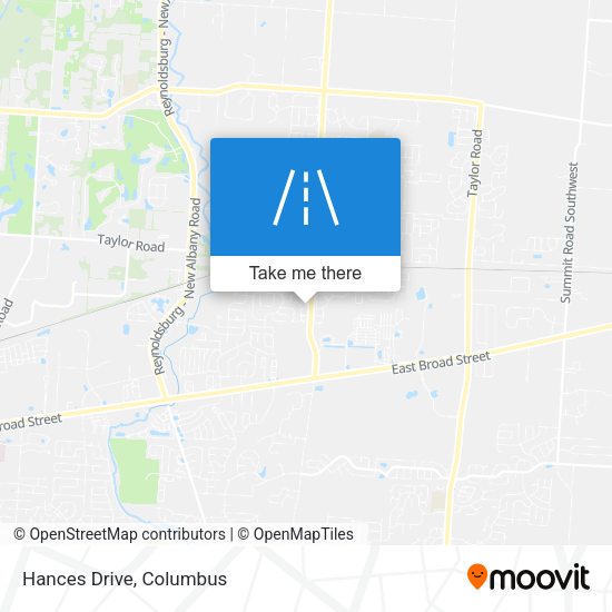 Mapa de Hances Drive