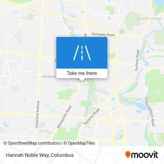 Mapa de Hannah Noble Way