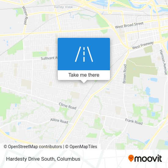 Mapa de Hardesty Drive South