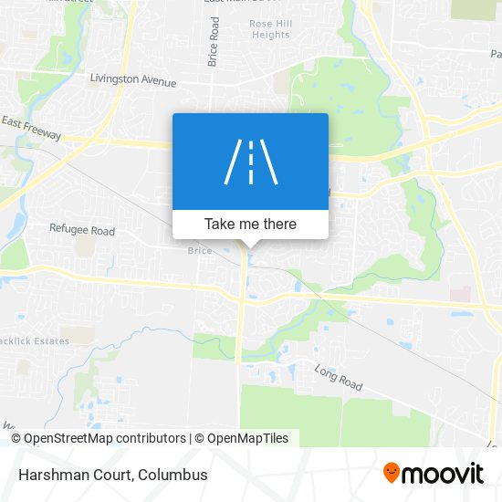 Harshman Court map