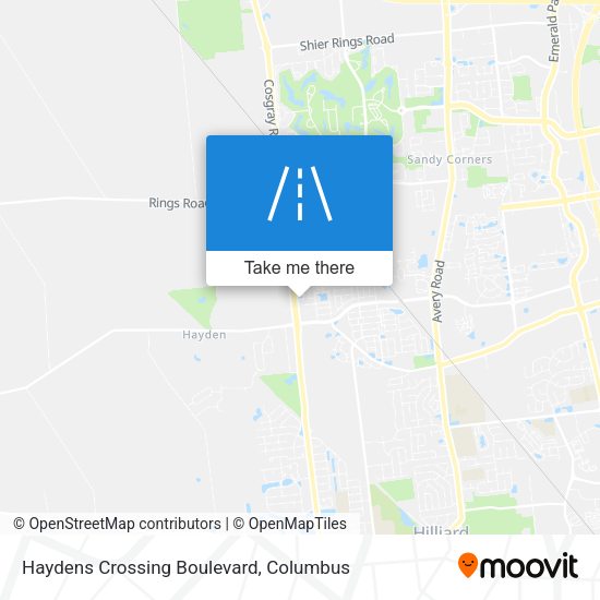 Haydens Crossing Boulevard map