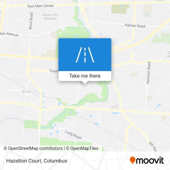 Mapa de Hazelton Court