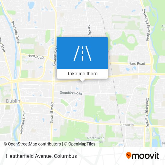 Heatherfield Avenue map