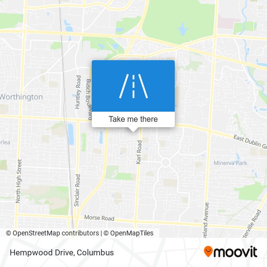 Mapa de Hempwood Drive