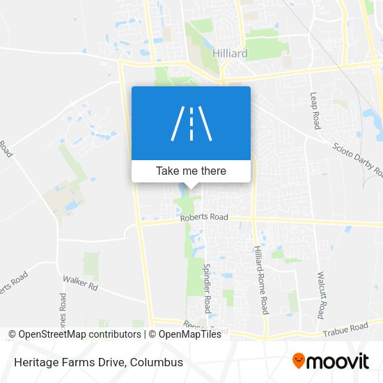 Heritage Farms Drive map