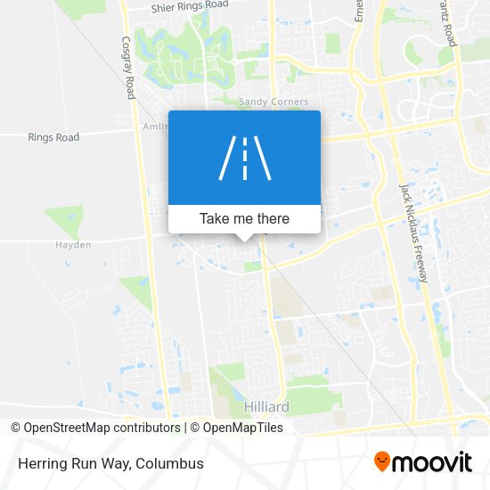 Mapa de Herring Run Way