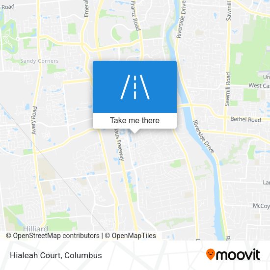 Mapa de Hialeah Court