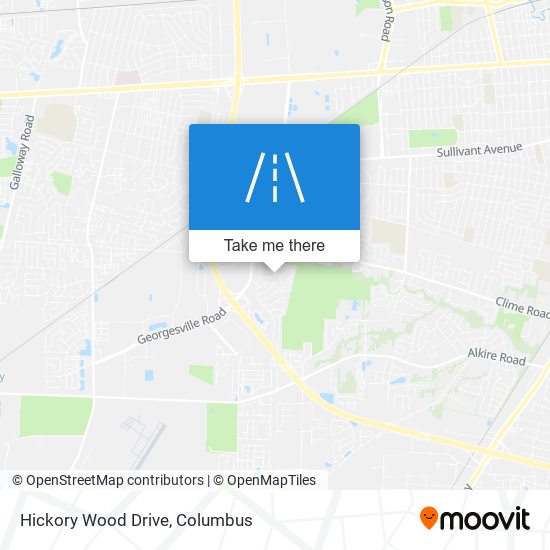 Hickory Wood Drive map