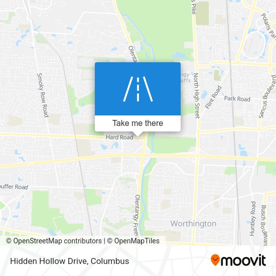 Hidden Hollow Drive map