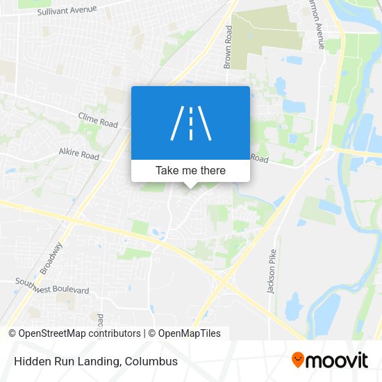 Hidden Run Landing map