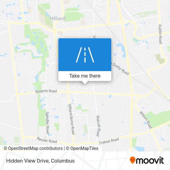 Mapa de Hidden View Drive
