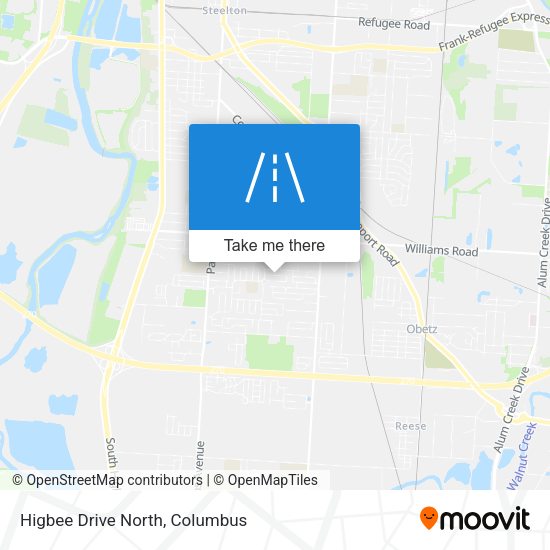 Mapa de Higbee Drive North