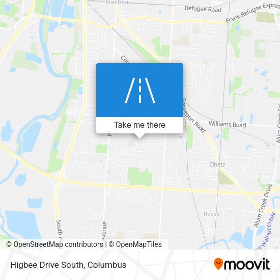 Mapa de Higbee Drive South