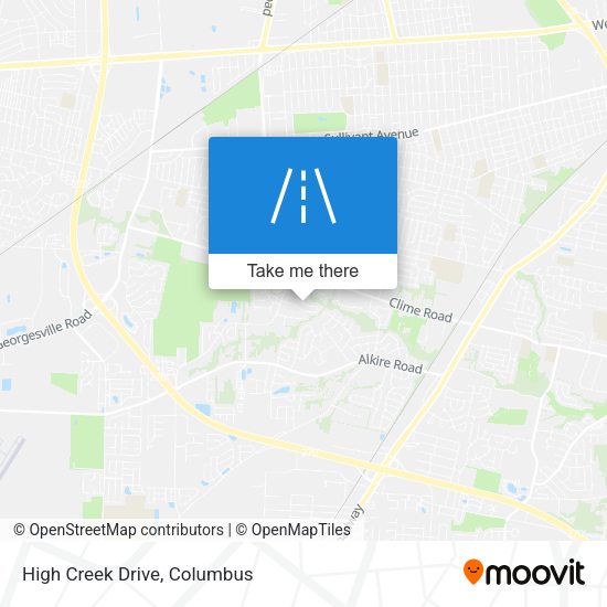 Mapa de High Creek Drive