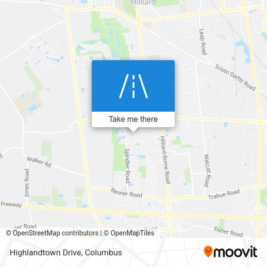 Highlandtown Drive map