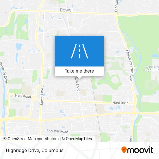 Highridge Drive map