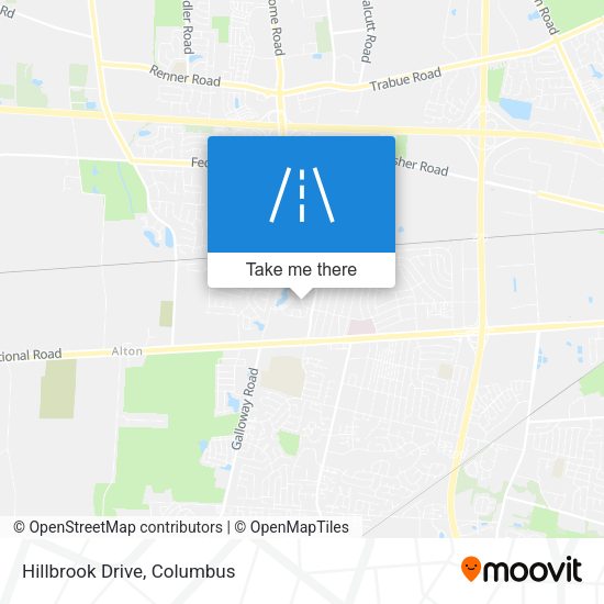 Mapa de Hillbrook Drive