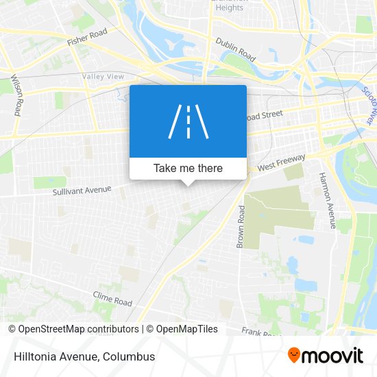 Mapa de Hilltonia Avenue