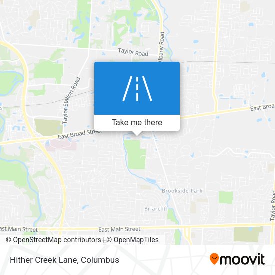 Mapa de Hither Creek Lane