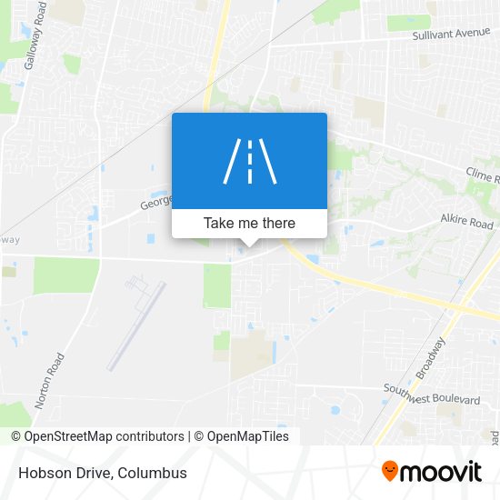 Hobson Drive map