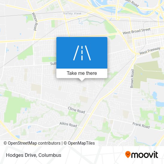 Mapa de Hodges Drive