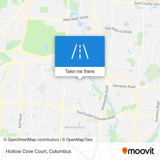Mapa de Hollow Cove Court