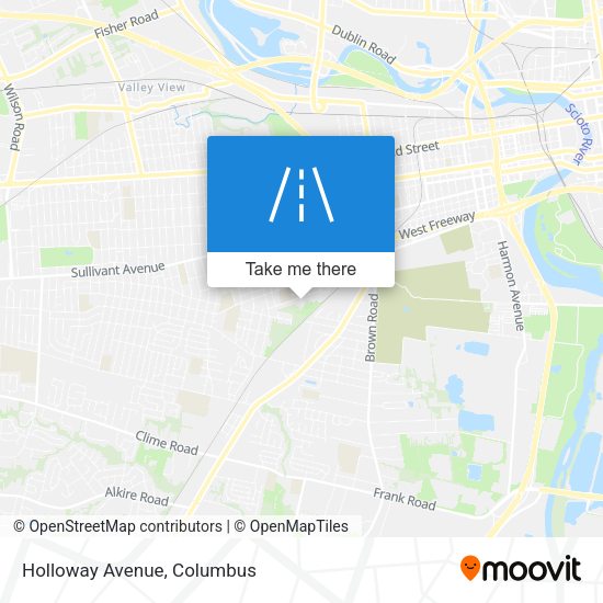 Mapa de Holloway Avenue