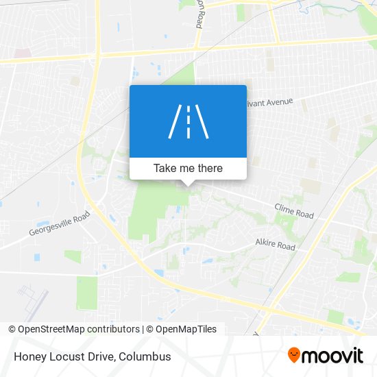 Mapa de Honey Locust Drive