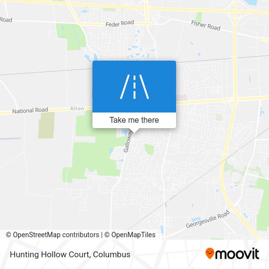 Mapa de Hunting Hollow Court