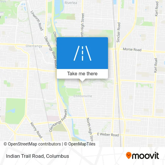 Mapa de Indian Trail Road