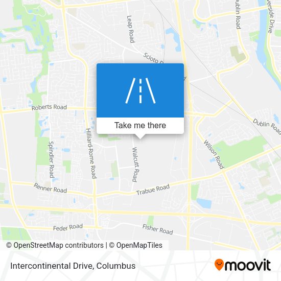 Mapa de Intercontinental Drive