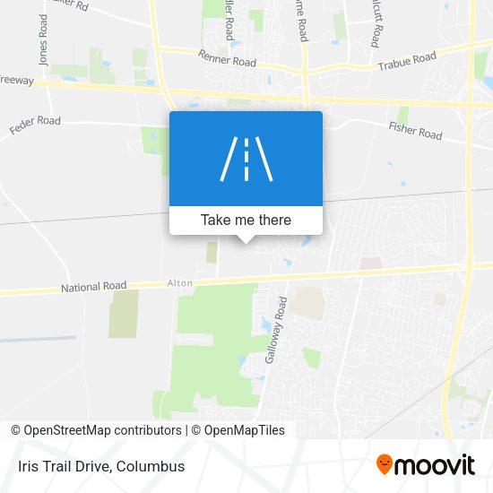 Mapa de Iris Trail Drive