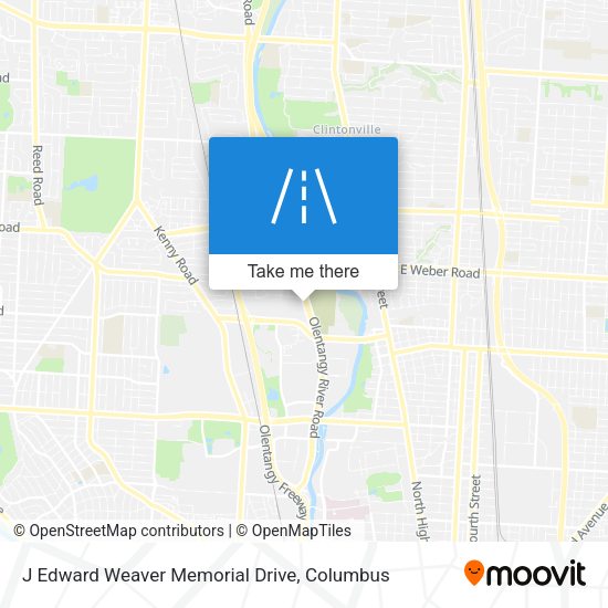 J Edward Weaver Memorial Drive map