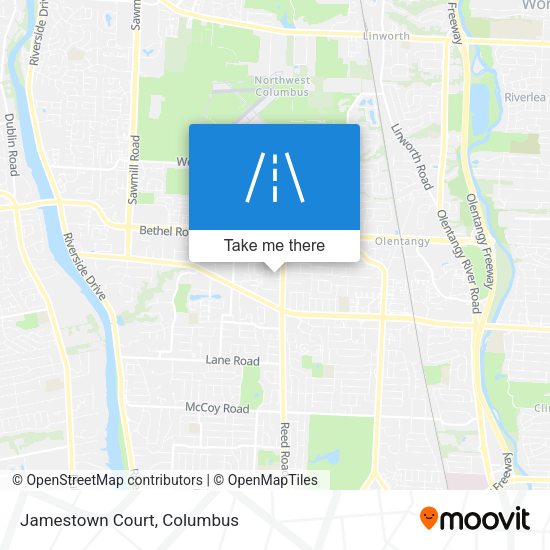 Mapa de Jamestown Court
