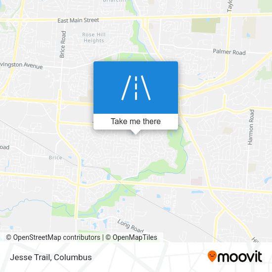 Mapa de Jesse Trail