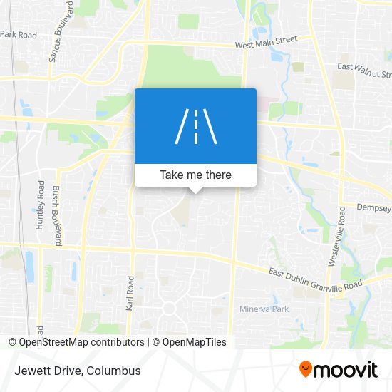 Jewett Drive map