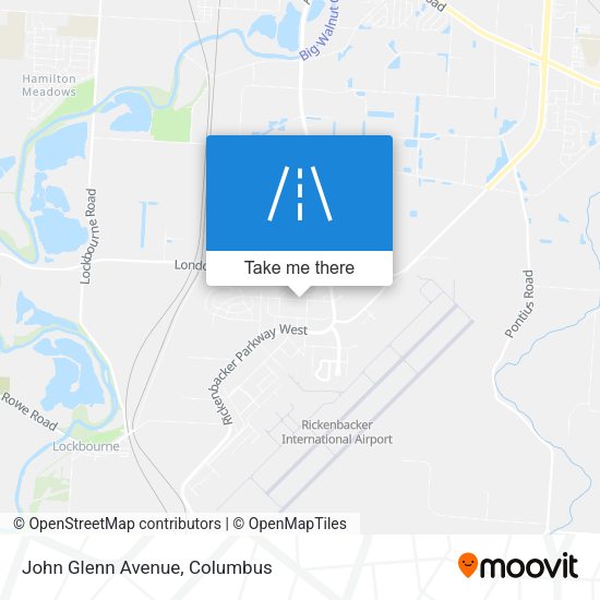 Mapa de John Glenn Avenue