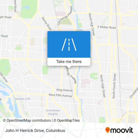 John H Herrick Drive map
