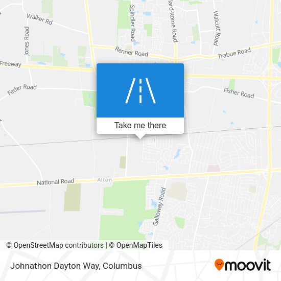 Johnathon Dayton Way map